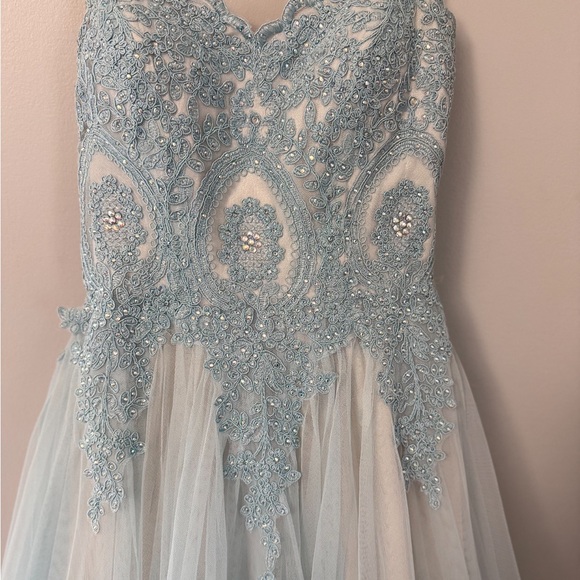 TLC say yes to the prom Dresses & Skirts - Blue Embellished Sweetheart Formal Gown
